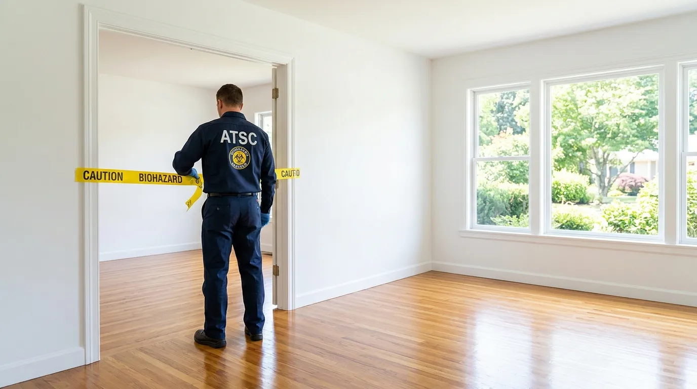 Certified biohazard cleanup crew performing Trauma Scene Cleanup in Incline Village