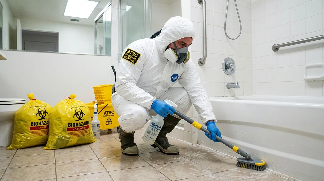 Decontamination equipment deployed for Blood Cleanup in Incline Village